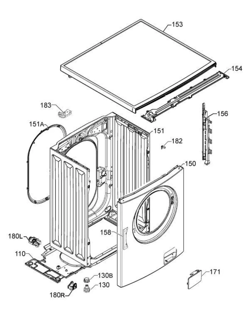 Държач за амортисьор 1327825004 - ELECTROLUX