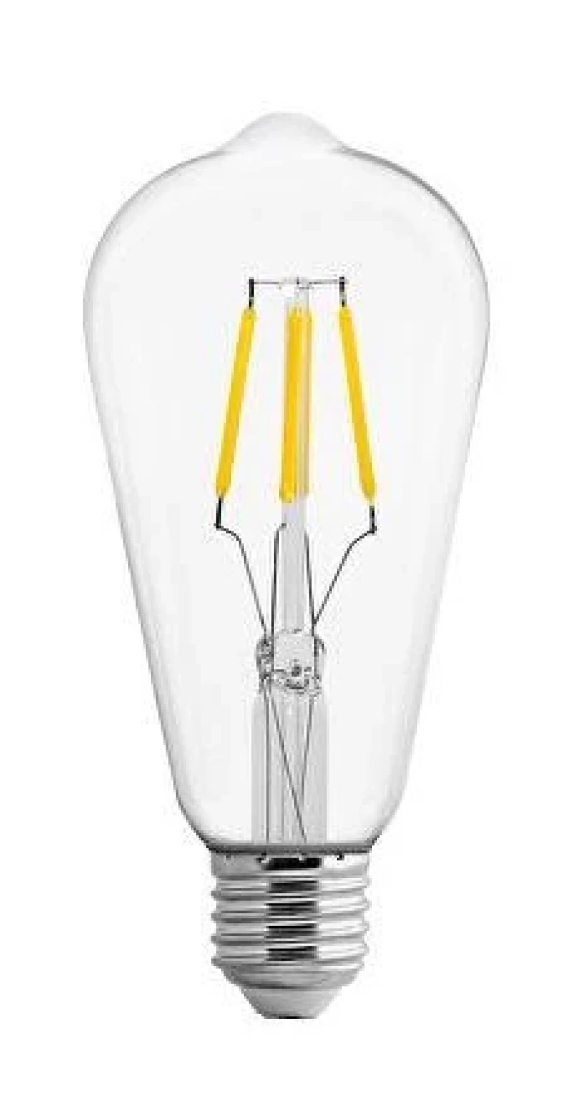 LED filament лампа крушка, димираща, 4W, E27, 4200K, 220-240V AC, неутрална светлина