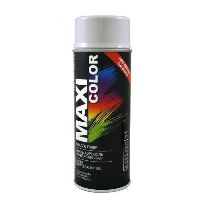 903MR14 Акрилен спрей 400 ml RAL 9010 мат бяло MAXI COLOR