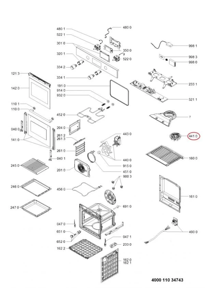 Вентилатор 481010836697 - WHIRLPOOL