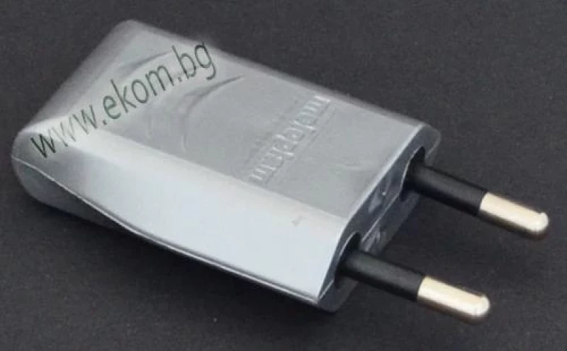 802МП03 Щепсел 6 А ЕВРО Сив металик 10018.03