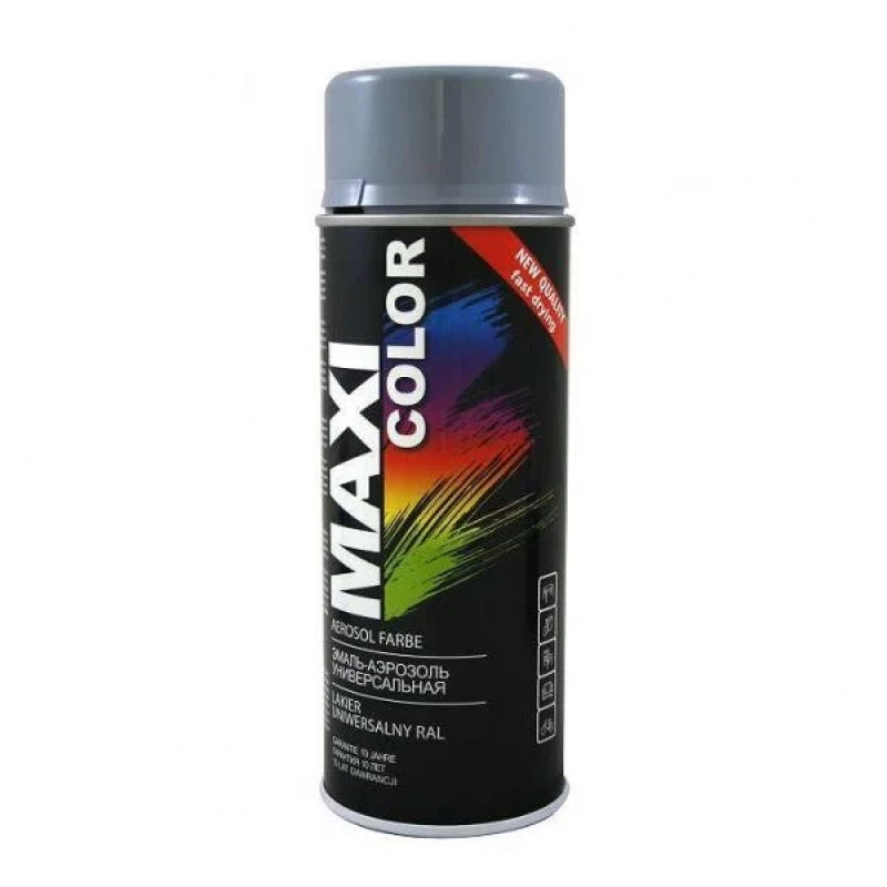 903MR06 Акрилен спрей 400 ml RAL 7001 гланц сребристо сиво MAXI COLOR