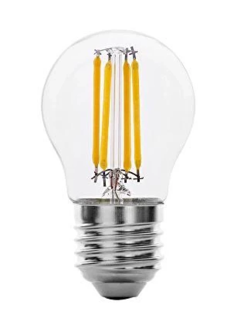 LED filament лампа топка, димираща, 4W, E27, 2700K, 220-240V AC, топла светлина