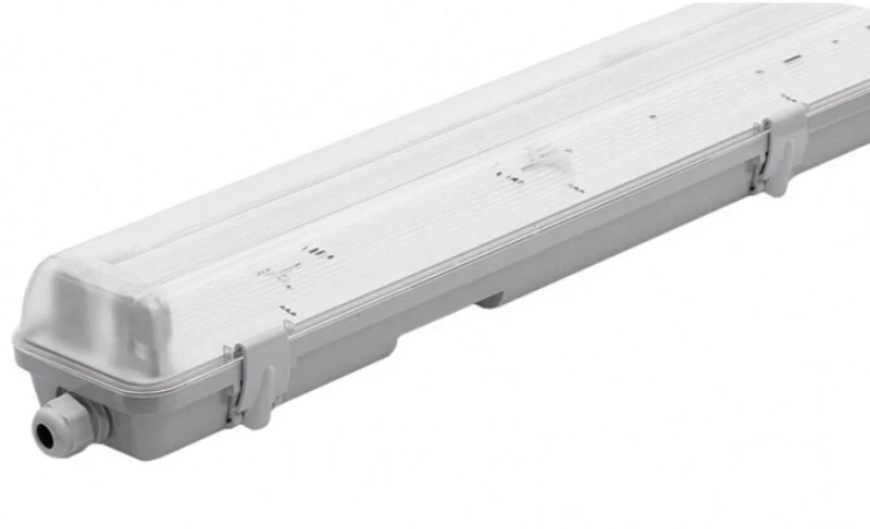868ЕЛ02 Тяло за LED тръба T8 IP65 с отражател 2x0.60m