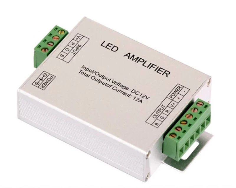 Усилвател за RGB LED осветление 12-24 V DC, 3x4A