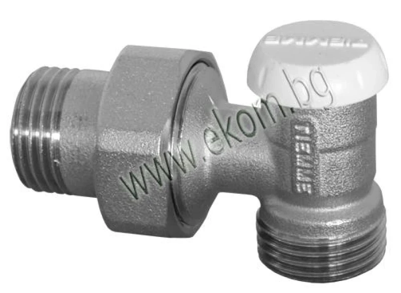 Радиаторен вентил ъглов секретен 1/2"х16mm