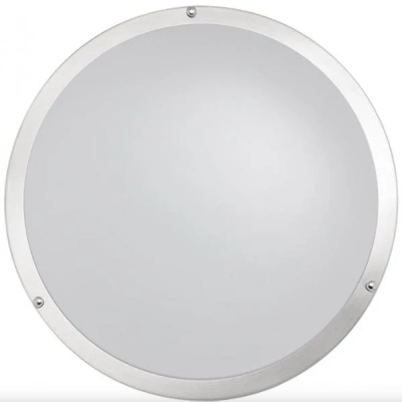 Декоративна LED плафониера 18W, 4200K, 220-240V AC, сатиниран никел, кръг, IP20