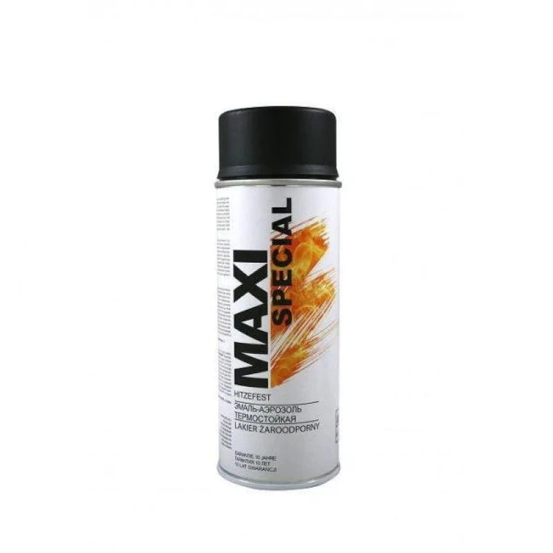 903MR17 Високотемпературен спрей 400 ml черен MAXI COLOR