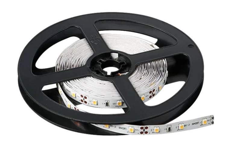 LED лента, 4.8W/m, 3000K, 12V DC, SMD2835, 60 LEDs/m, IP65