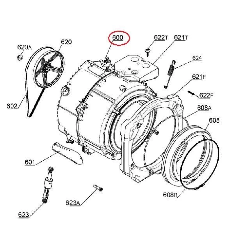 Казан к-кт 1327480305 - ELECTROLUX