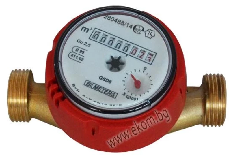 103WT94 Водомер B METERS - 5 куб.м сух TВ без холендри