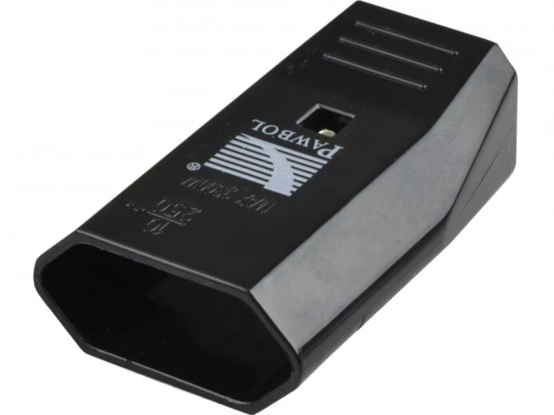 803PB05 Контакт плосък черен IP44