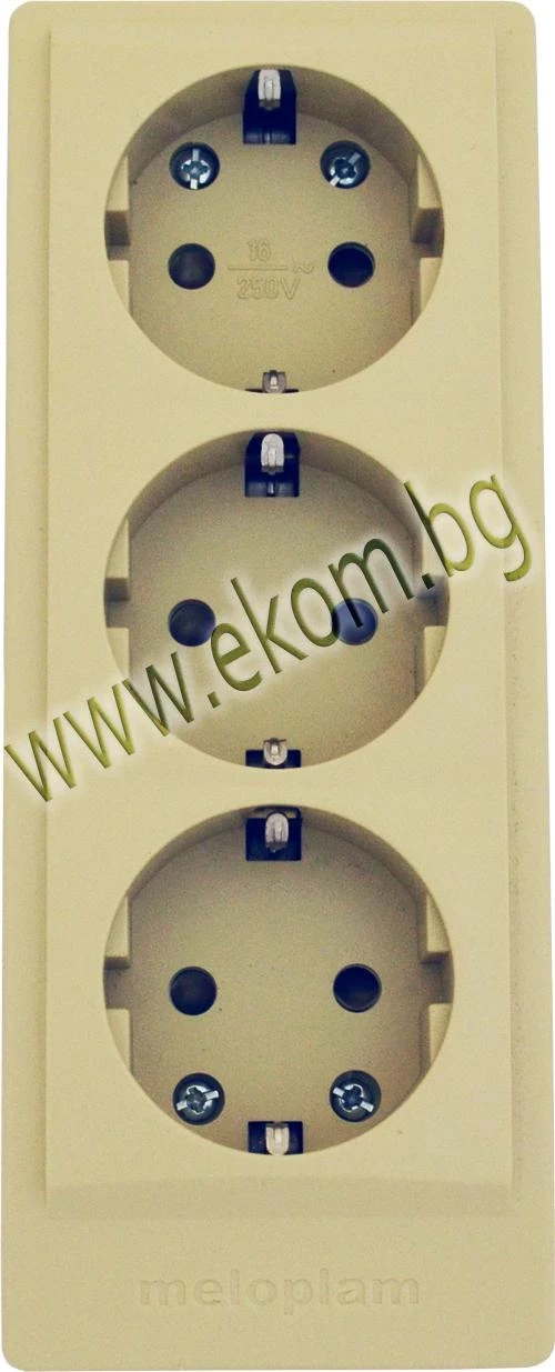 803МП48 КОНТАКТ ТРОЕН ОМ IP30 КРЕМ ДЗ