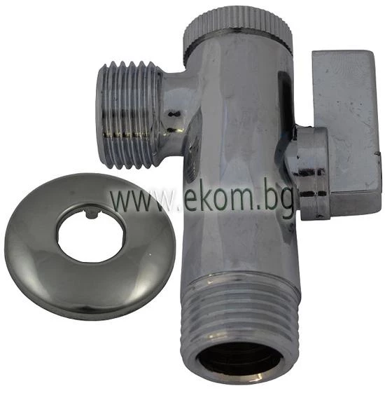 104TM26 Ъглов кран с филтър 1/2"x1/2"