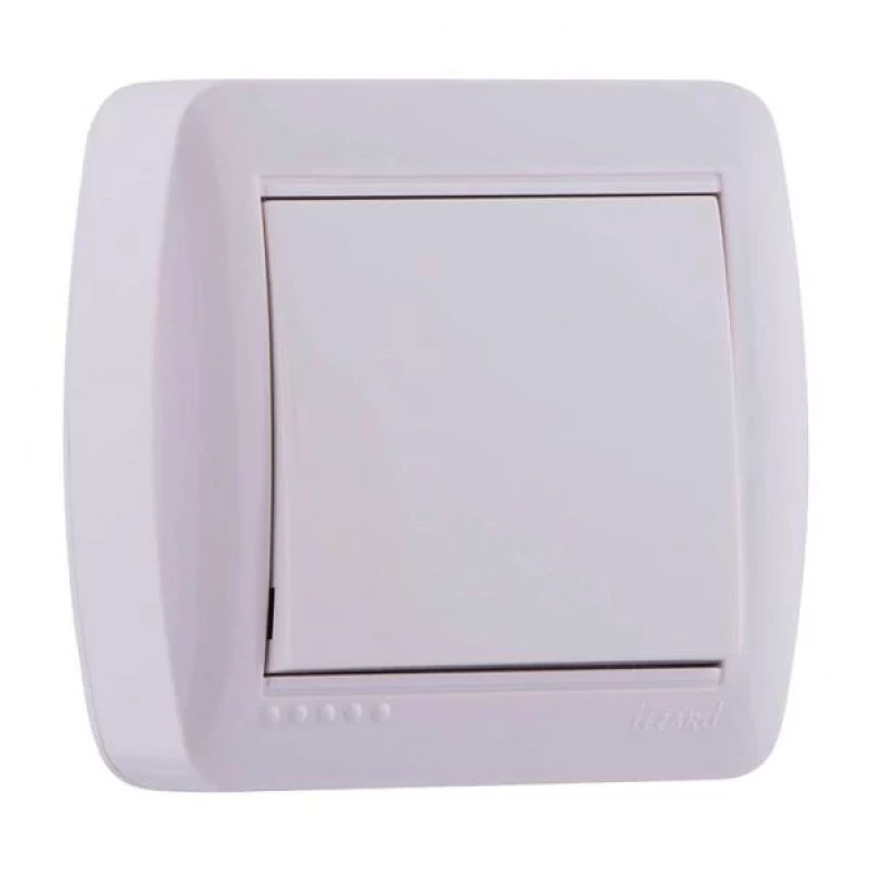 804ЕЛ14 Ключ открит монтаж Демет сх.1 бял 711-0200-100