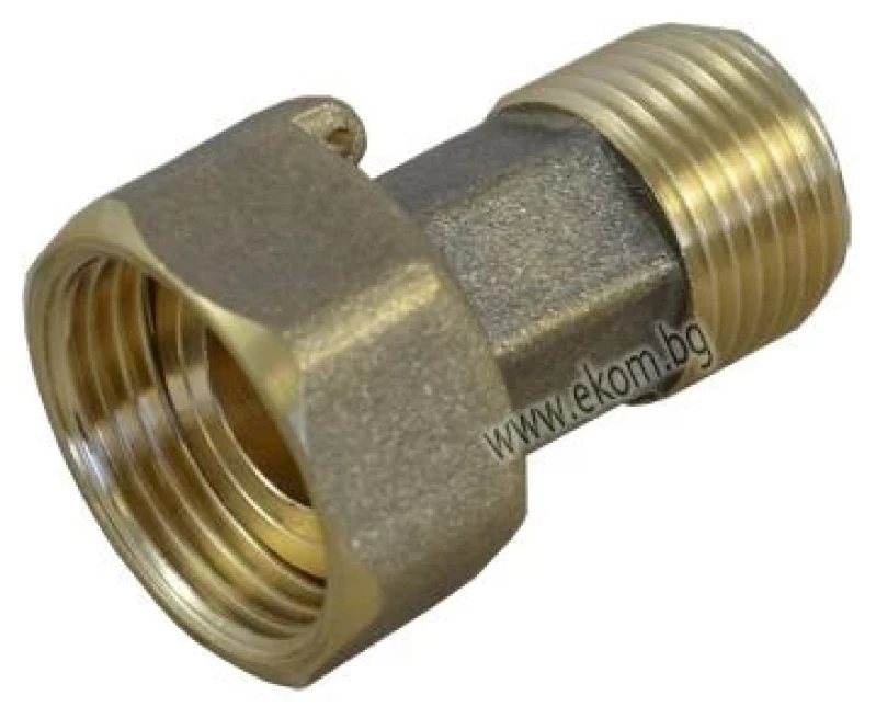 103WT76 Холендър за водомер 3/4"x1/2" Ж/М
