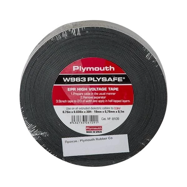 813BS08 Лента BISHOP W-963 69KV 19mm x 0.76mm x9.1m 8109