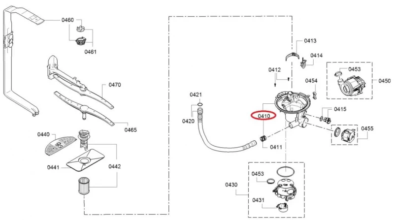 Корпус помпа 668102 - BOSCH