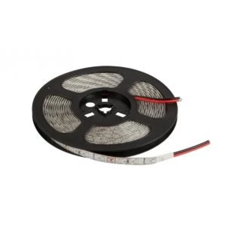 LED ЛЕНТА SMD2835, 4.8W/M ЧЕРВЕНА, 12V DC, 60 LEDS/М, 5M, ВОДОУСТОЙЧИВА IP65