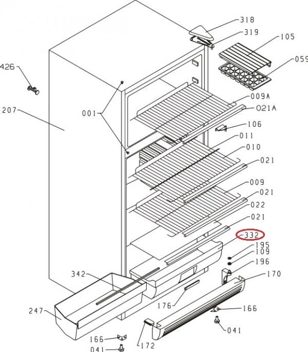 Кутия за зеленчуци 543110 - GORENJE