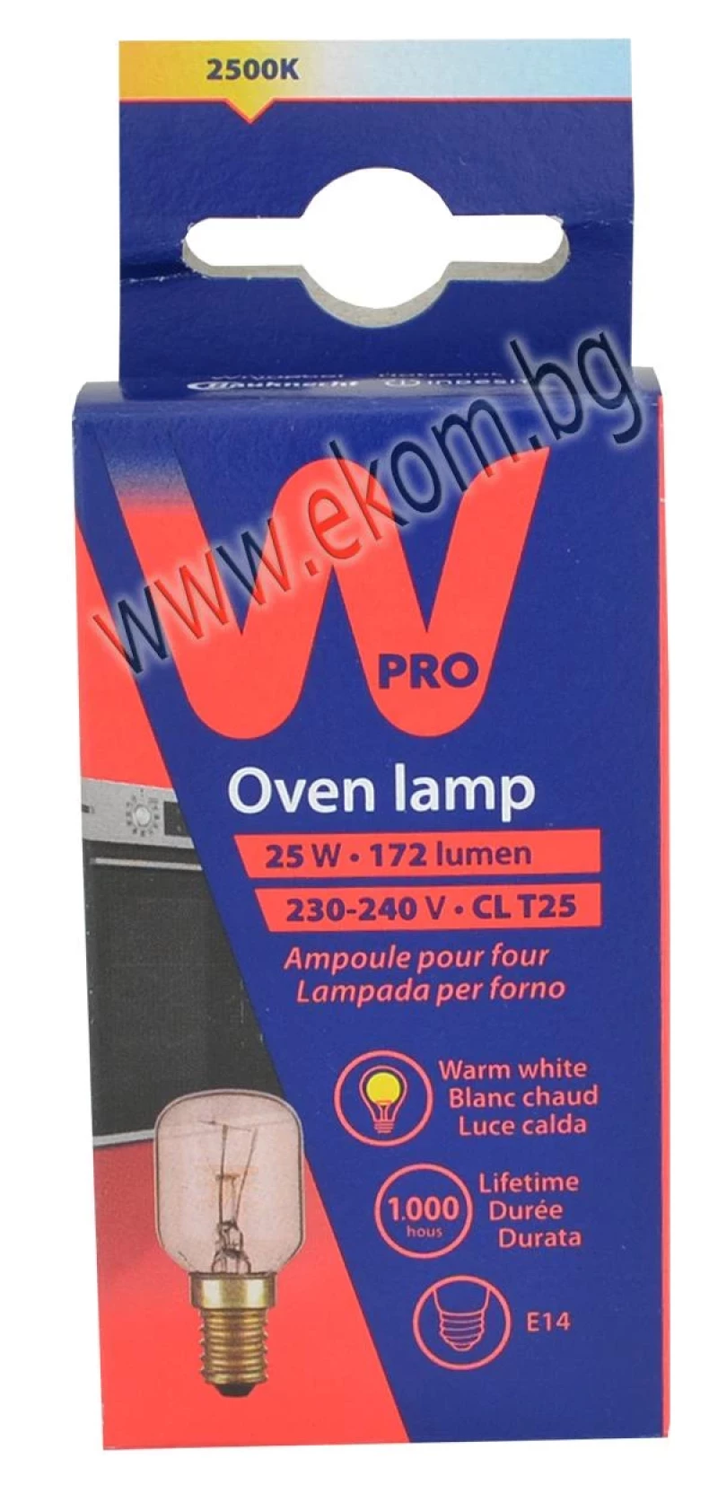 304CU32 Крушка за фурна 25W E14