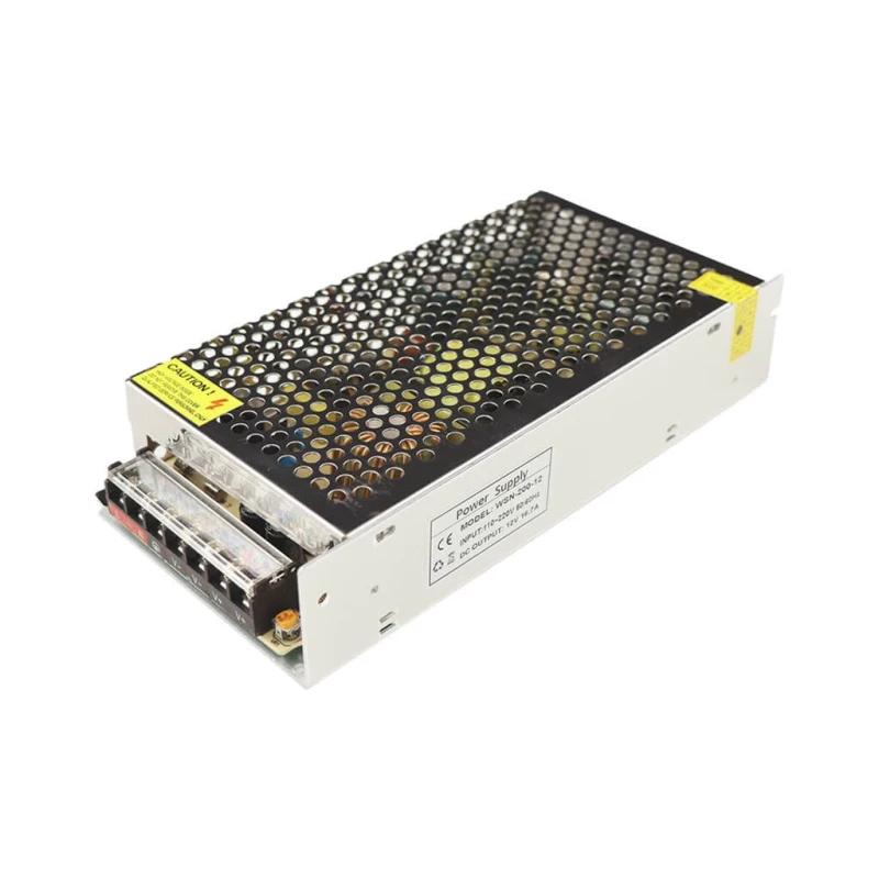 826SS04 Импулсно захранване 12V-200w 002-9 METAL NEW