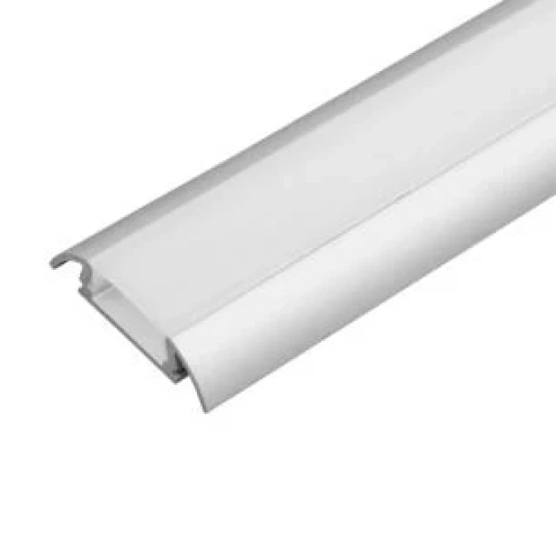АЛУМИНИЕВ ПРОФИЛ ЗА LED ЛЕНТА ЗА ВЪНШЕН МОНТАЖ, ТЕСЕН, 2М