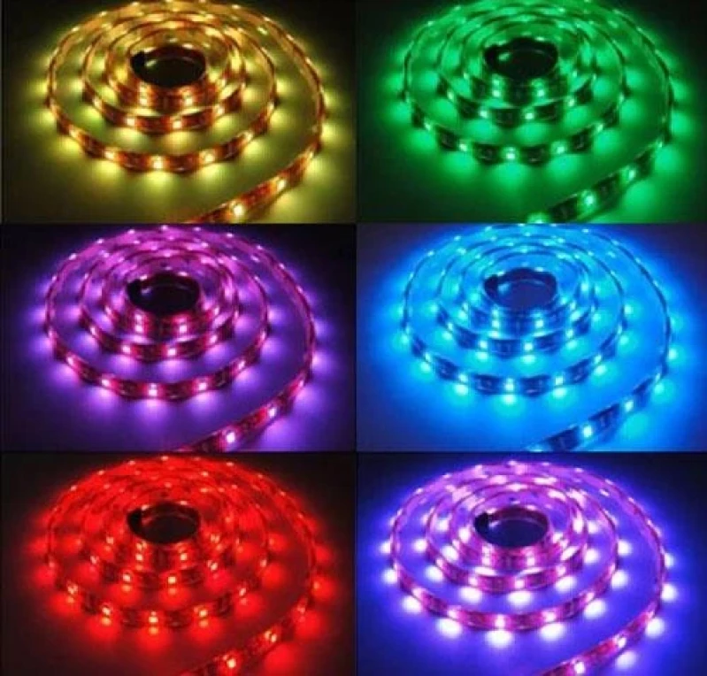 LED лента RGB 5 м. 12V DC 120 7.2Wm 30 LEDs/m SMD 5050
