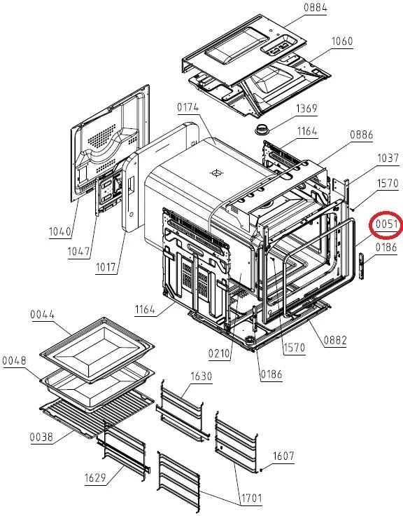317GR06 Уплътнител врата - GORENJE