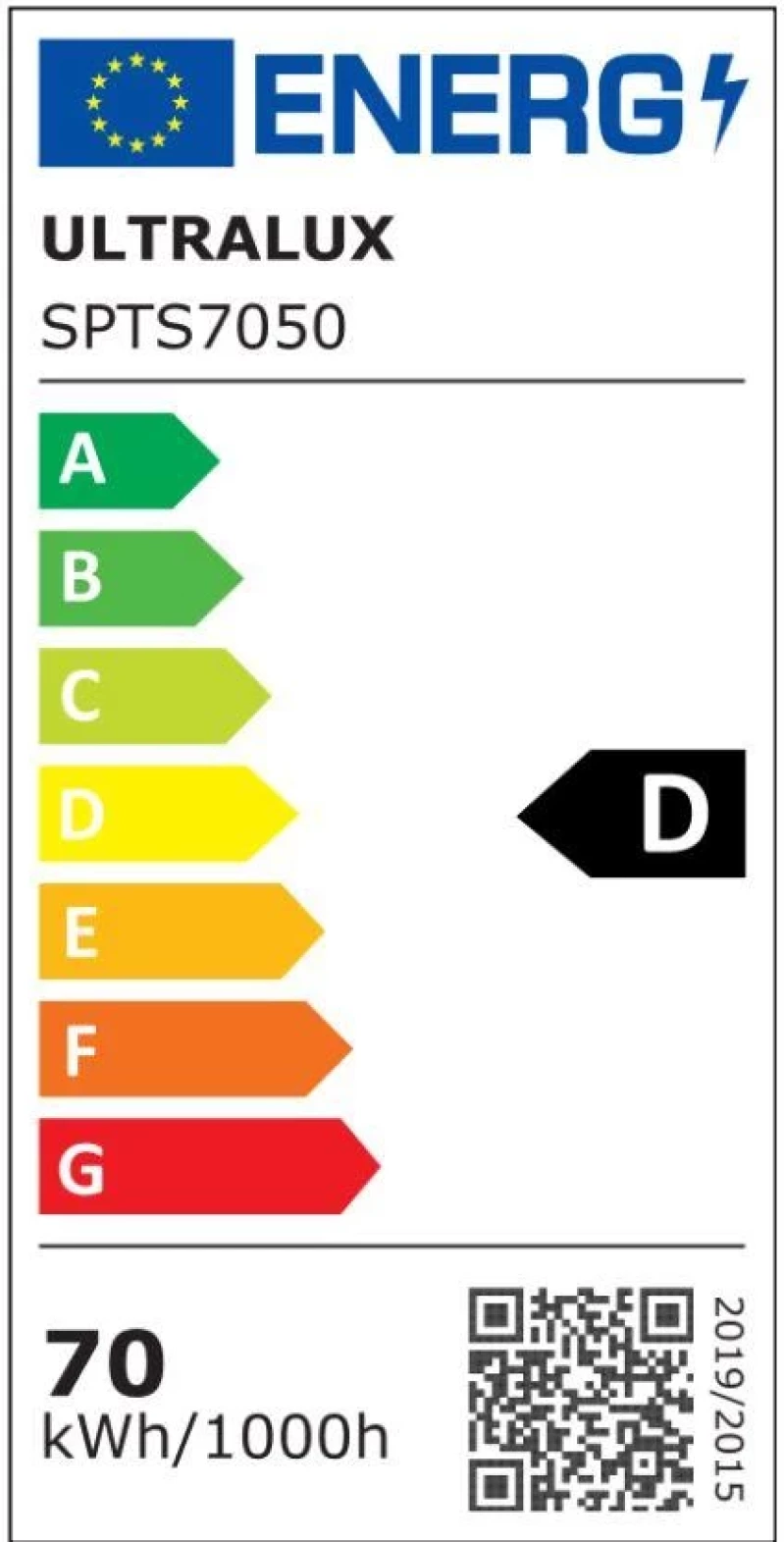 LED Slim прожектор 70W, 5000K, 220-240V AC, IP65 неутрална светлина