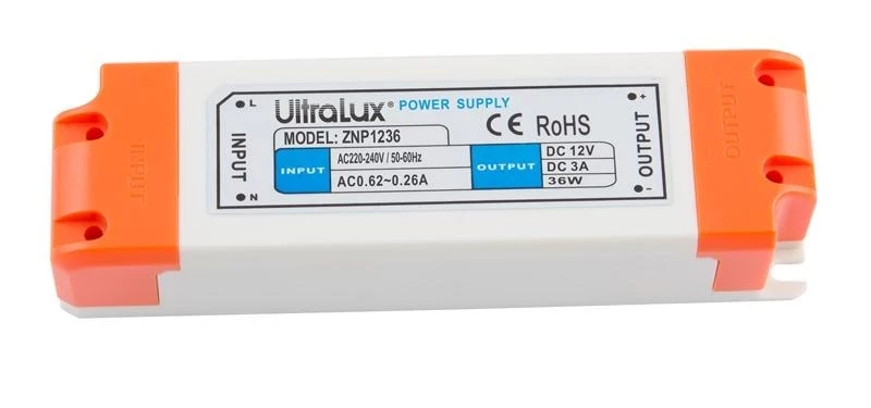 Захранване, стабилизирaно, 12V DC, 36W, IP20