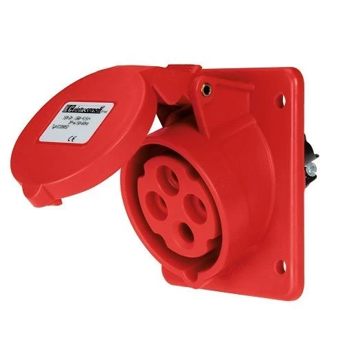 803EC06 Контакт за вграждане IP44 380V 3P+N+T 32A EN69061