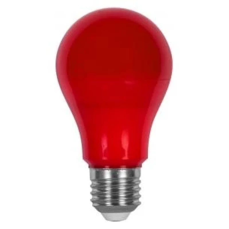 LED лампа крушка 6W, E27, 220-240V AC, червена светлина