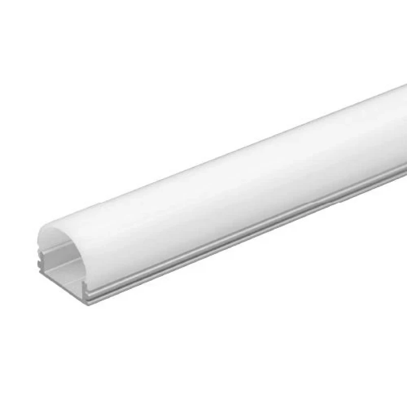 Алуминиев профил за LED лента, тесен плитък, 2м