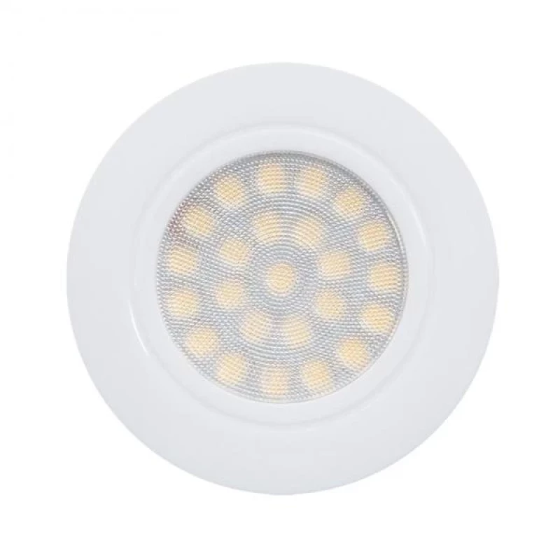 Мини LED луна за вграждане 4W, 4200K, 220-240V AC, IP44, бяла