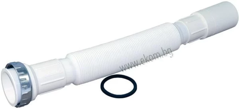 103WT01 Гофрирана връзка за сифон с мет.гайка 1 1/2"