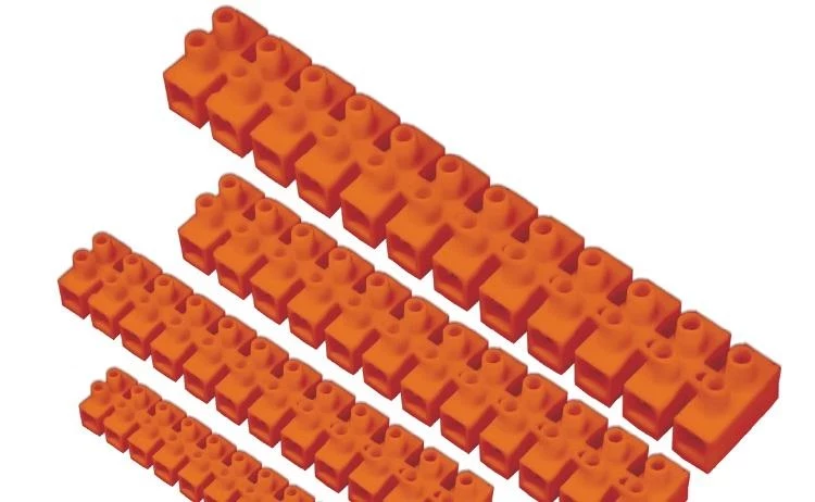 805PB08 Клема PVC 6 mm2 оранжева