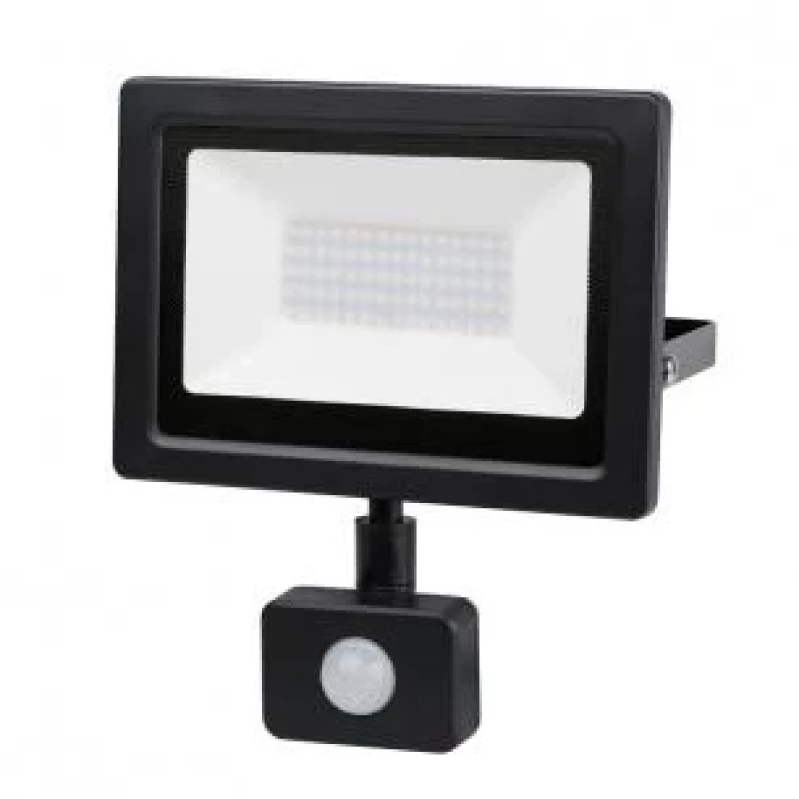 LED SLIM ПРОЖЕКТОР С ДАТЧИК ЗА ДВИЖЕНИЕ 50W, 4200K, 220V, IP44