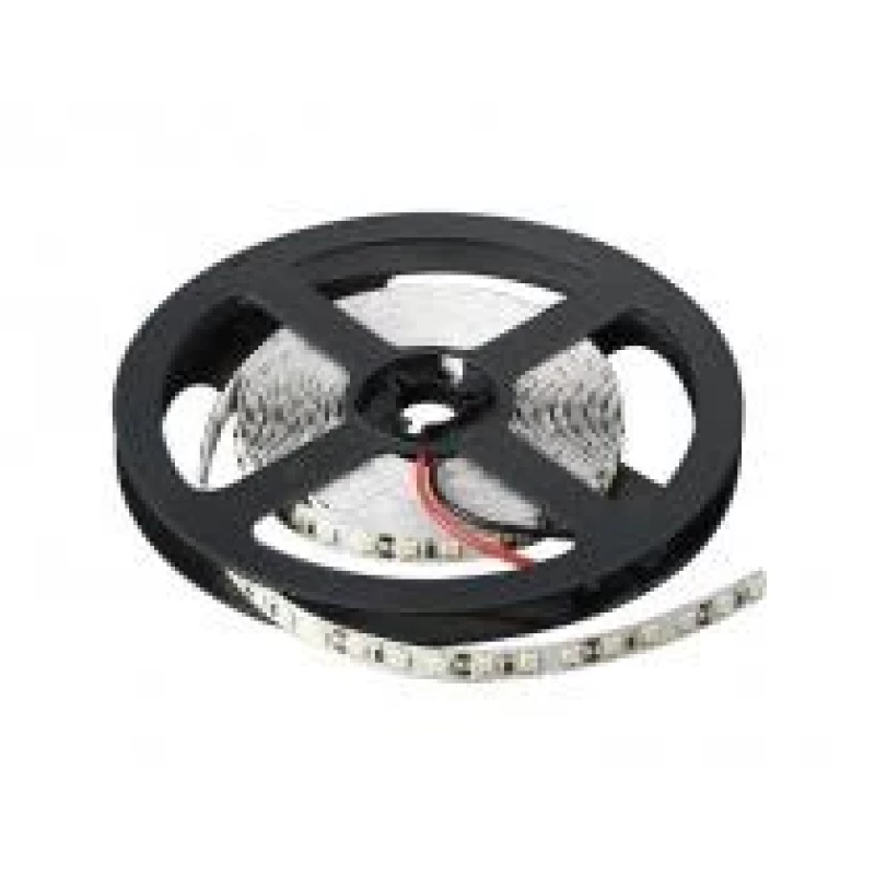 LED ЛЕНТА SMD2835, 4.8W/M ТОПЛО БЯЛА, 12V DC, 60 LEDS/М, 5M, НЕВОДОУСТОЙЧИВА