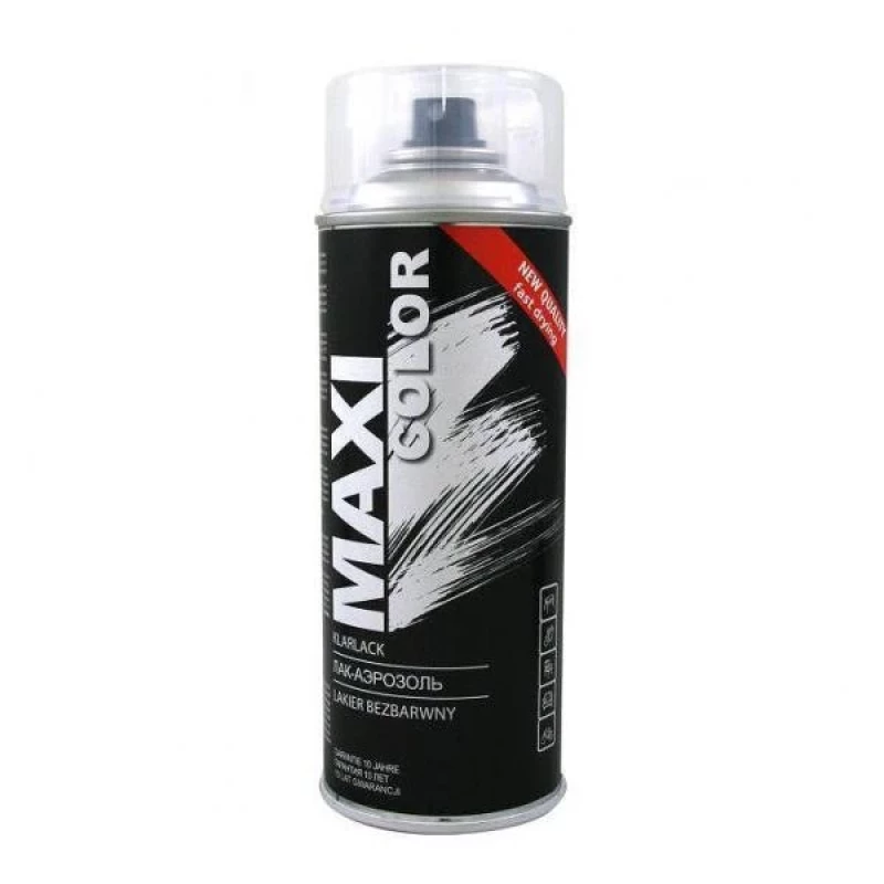 903MR21 Акрилен спрей 400 ml гланц безцветен лак MAXI COLOR