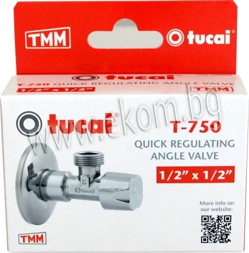 104TU05 Ъглов кран 1/2x1/2 0400009