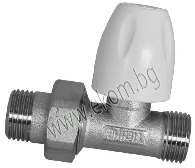 Радиаторен вентил прав 1/2"х16mm