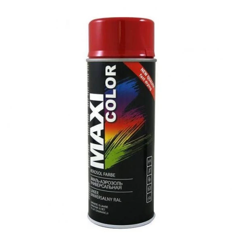 903MR03 Акрилен спрей 400 ml RAL 3020 гланц трафик червено MAXI COLOR
