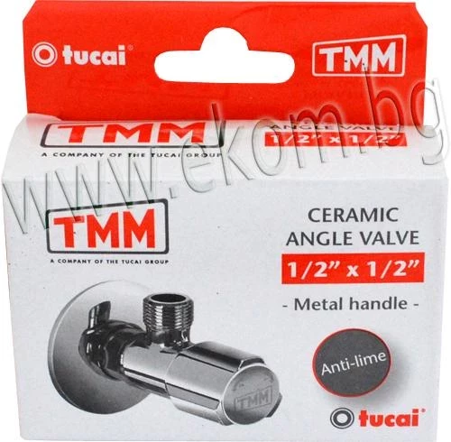 104TU02 Керамичен кран 1/2x1/2 0400004