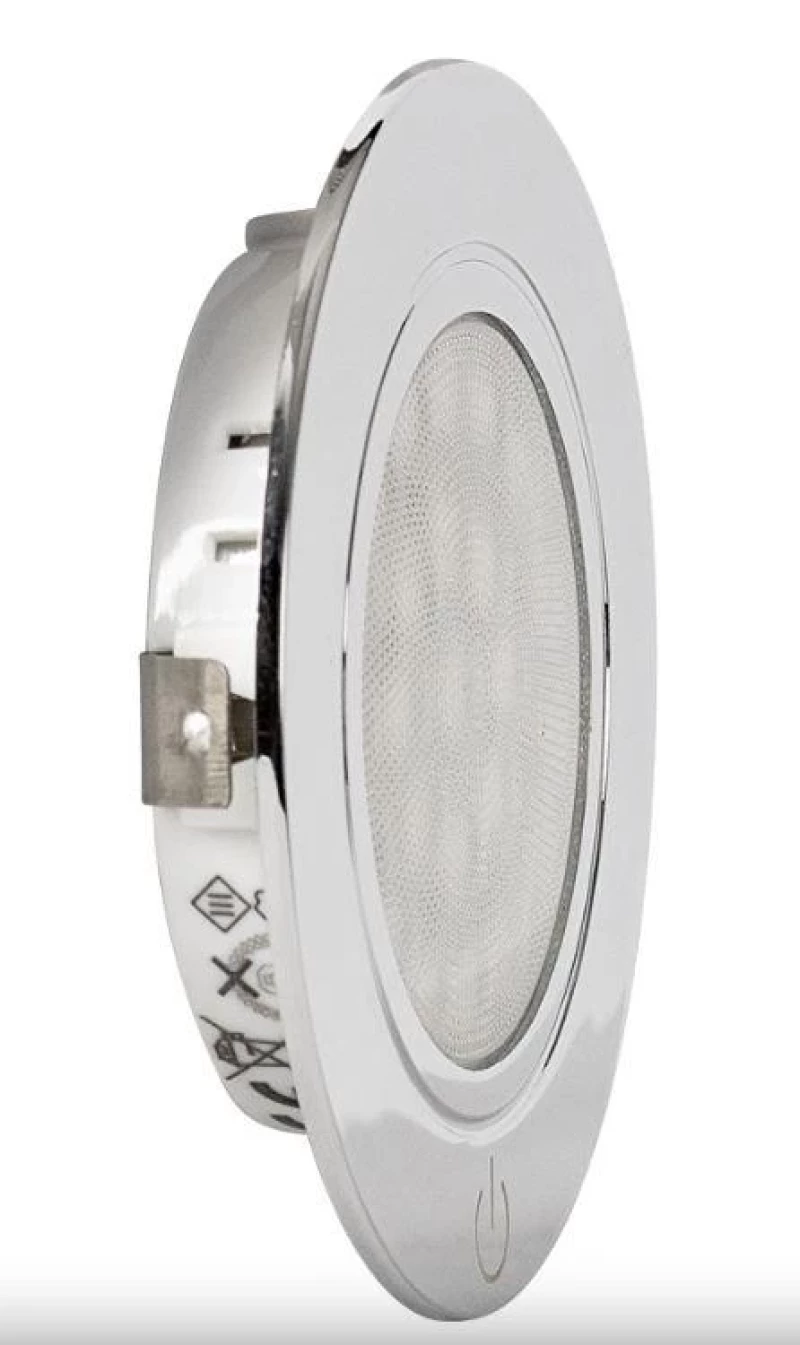 МЕБЕЛНА TOUCH СВЕТОДИОДНА ЛУНА ЗА ВГРАЖДАНЕ, КРЪГ 2W, 4200K, 12V DC, IP44, ХРОМ
