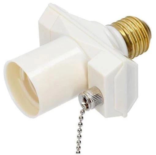 806TX00 Фасунга с ключ и гнездо за щепсел 4А E-27