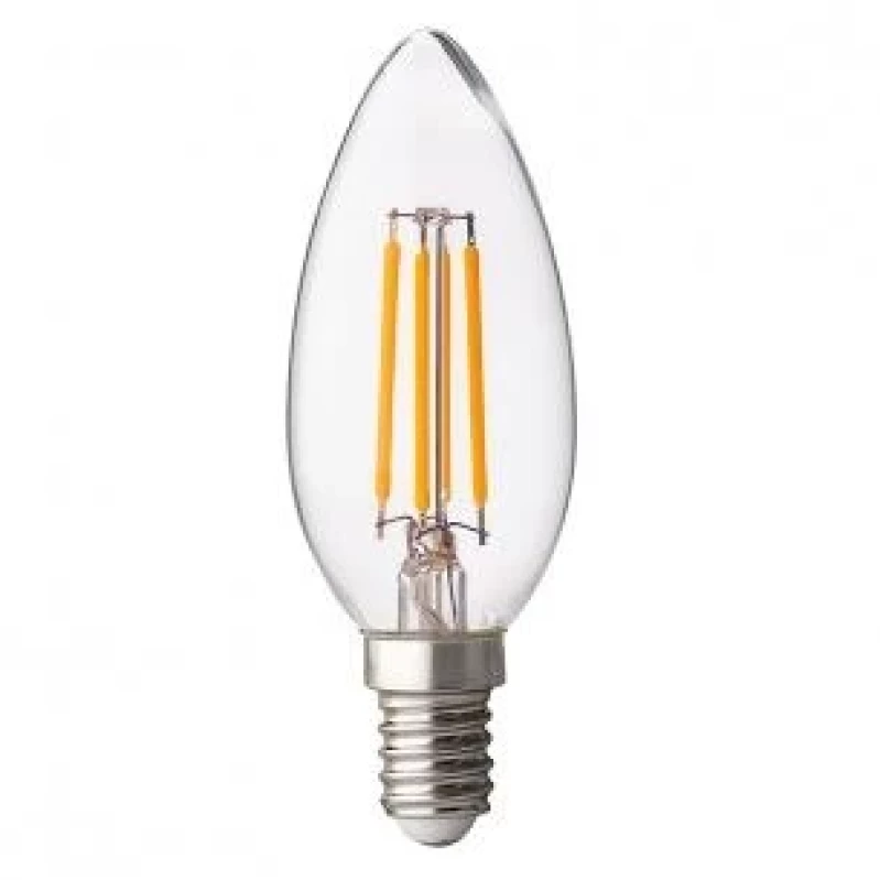 LED ДИМИРАЩ FILAMENT КОНУС 4W, E14, 4200K, 220V AC, НЕУТРАЛНА СВЕТЛИНА