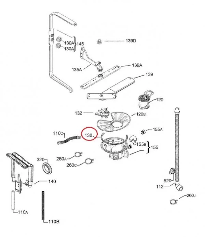 126ZN28 Уплътнител резервоар - ELECTROLUX