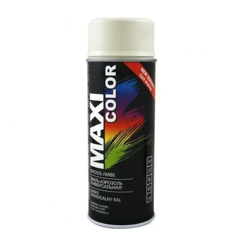 903MR13 Акрилен спрей 400 ml RAL 9010 гланц бяло MAXI COLOR
