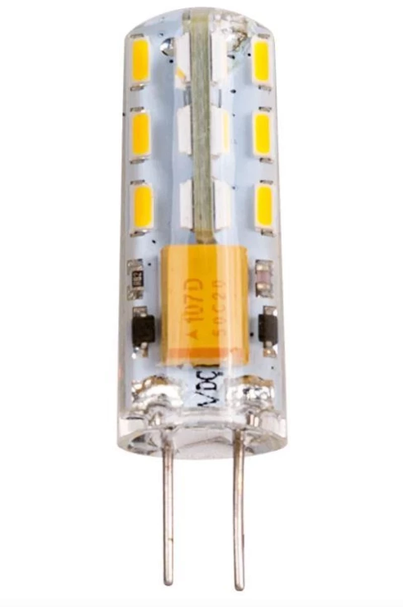 LED ЛАМПА 1W, G4, 4000K, 12V DC, НЕУТРАЛНА СВЕТЛИНА, SMD3014, 1 БР./БЛИСТЕР